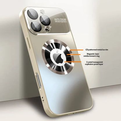 Titanium Metallic Magnetic Matte Case for iPhone