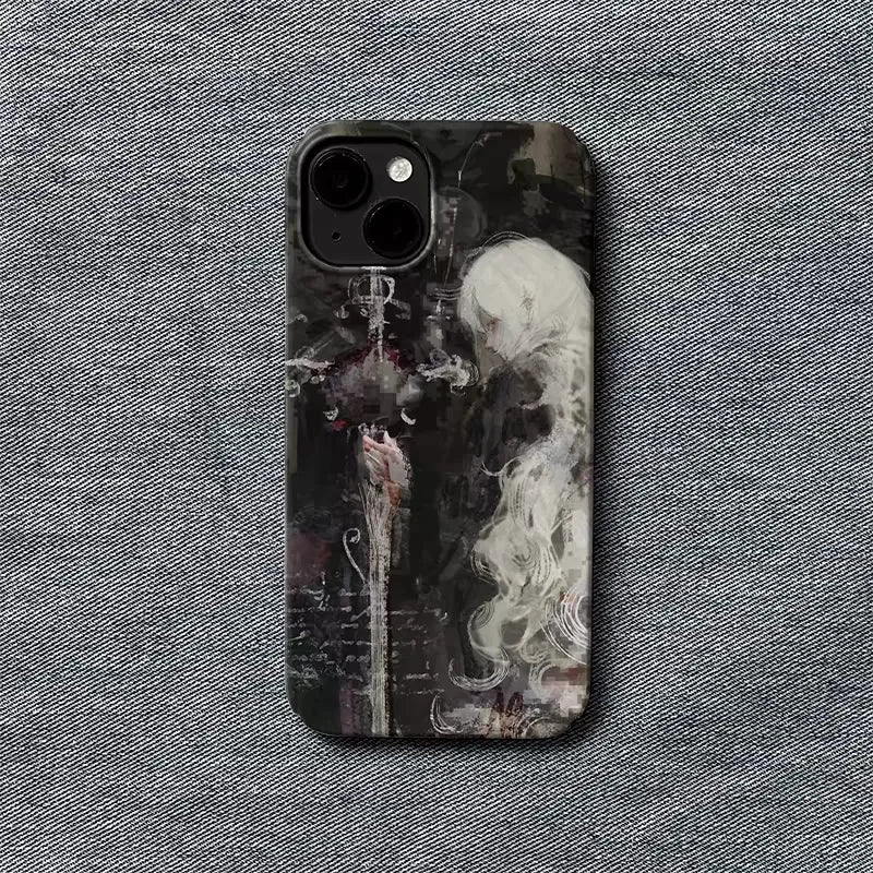 Medieval Witch Sword Artistic Phone Case