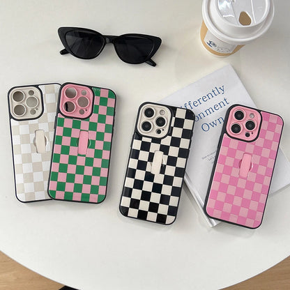 Simple Lattice Collision Grid Pattern Phone Case