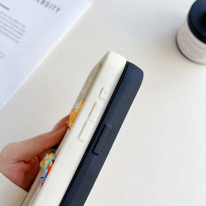 Cute SpongeBob Family Toy Cartoon Multistep Soft Phone Case