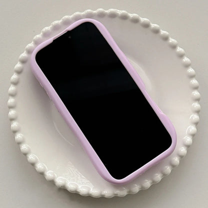 Cartoon 3D Purple Tulip Bracket Phone Case