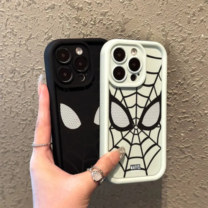 Cool Spider Man Plain Multistep TPU Soft Phone Case