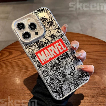 Marvel Logo Phone Case Spiderman Ironman