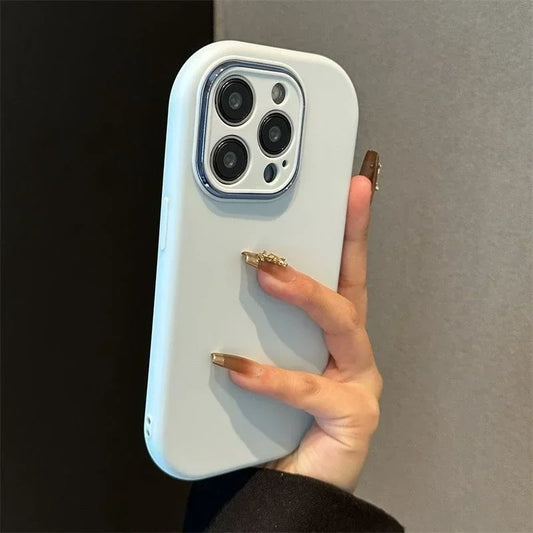 Luxury Cute Soft Silicone Candy Color Phone Case