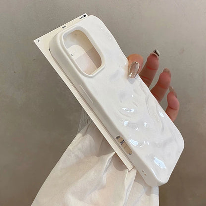 Ins 3D Rose Meteorite Pattern Texture Phone Case