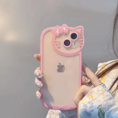 Cute Hello Kitty Kawaii KT Head Phone Case