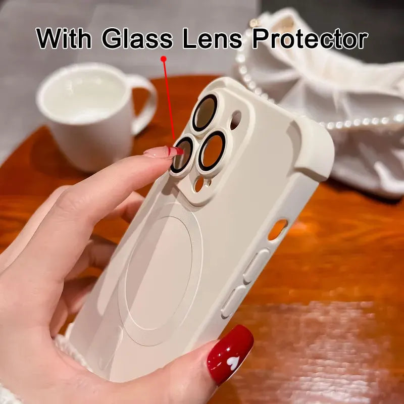 Magnetic Shockproof Silicone Bumper Phone Case New