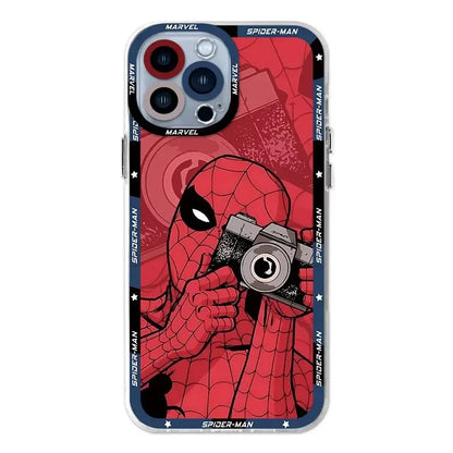 Marvel Spider-Man Clear Silicone iPhone Case