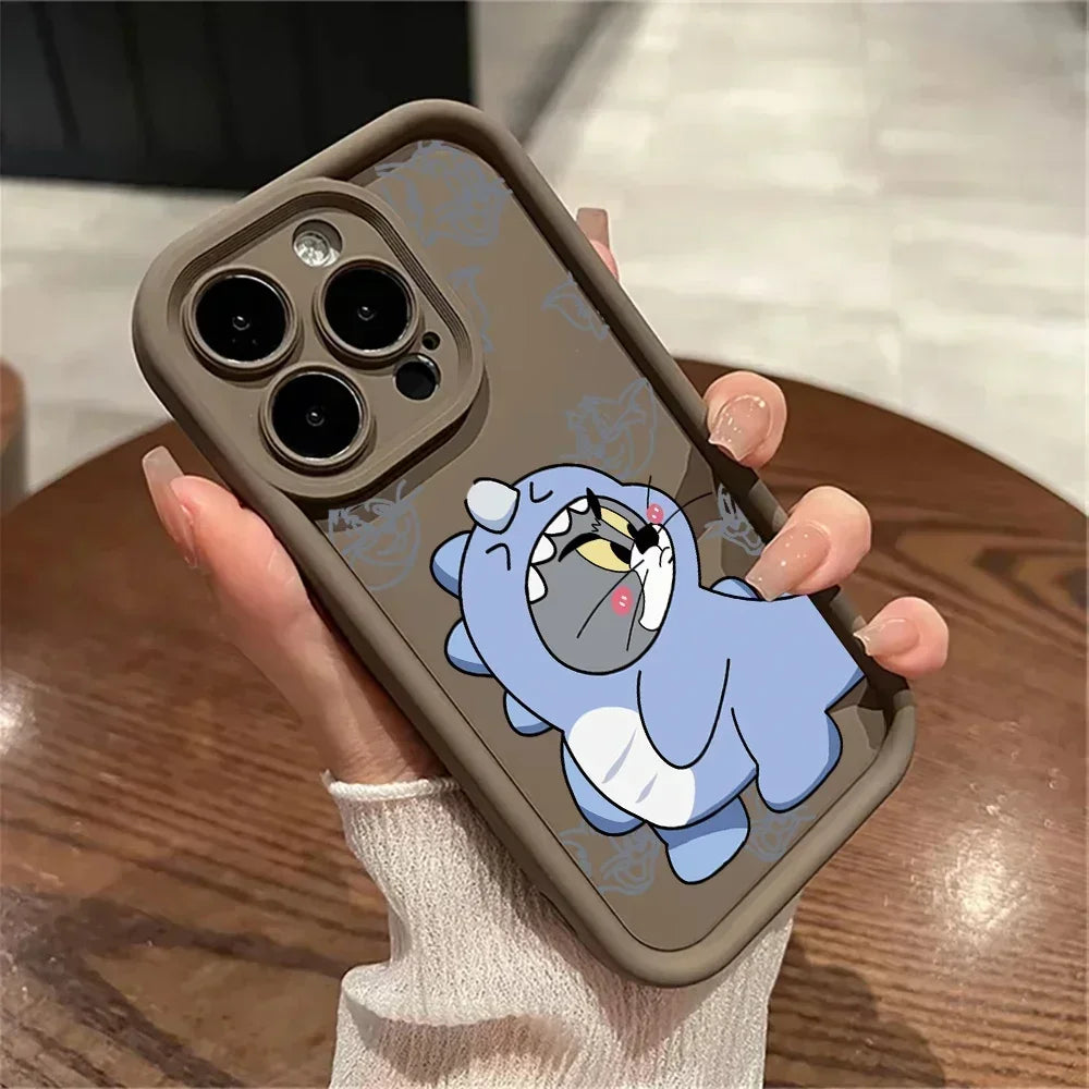 Cartoon Tom and Jerry Couple Phone Case