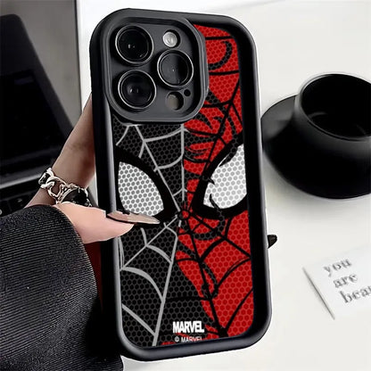 Phone Case Cool Spider-Man Eyes Silicone 3D Cute New Design