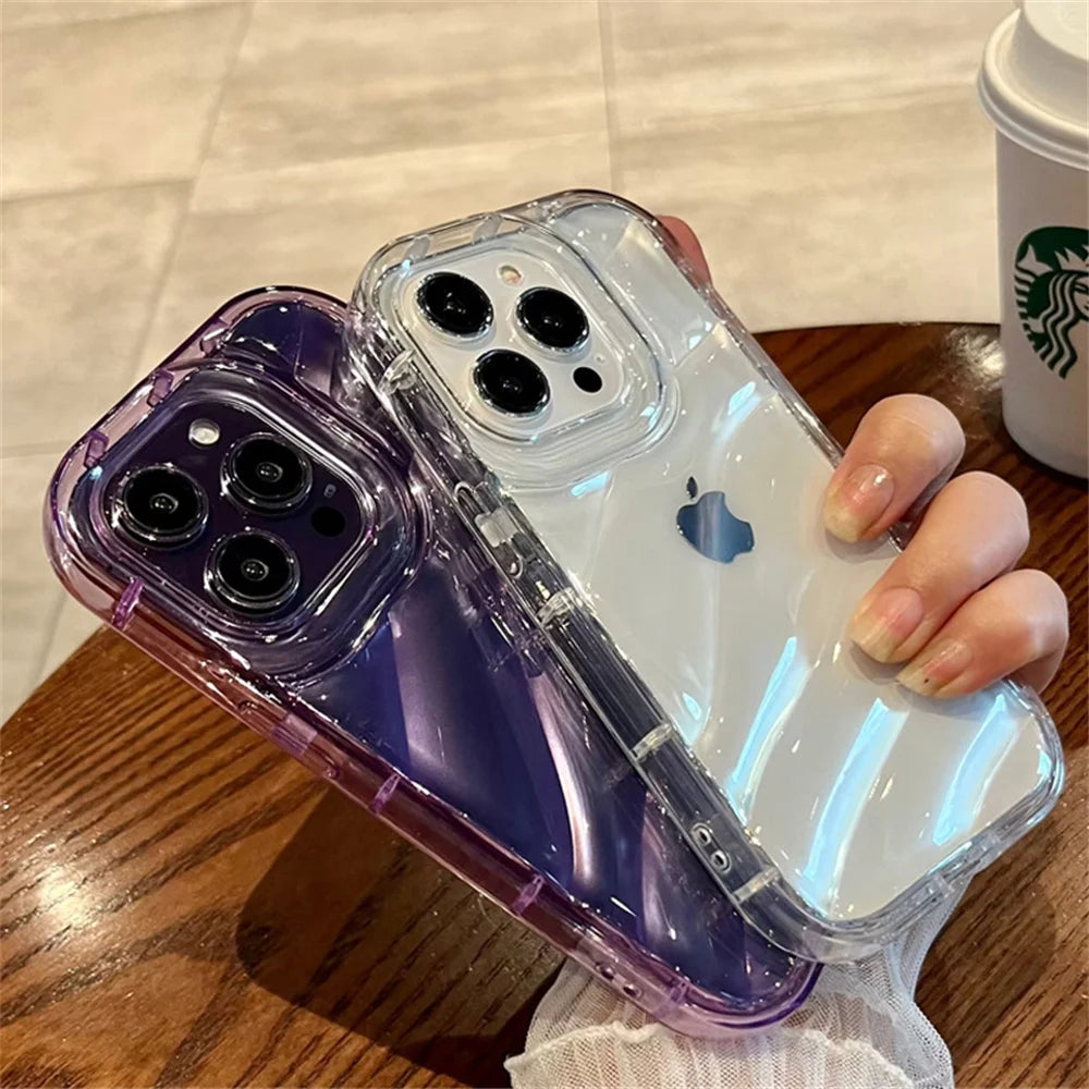 Thickened Transparent Bumber Phone Case