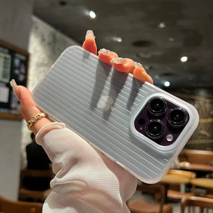 Soft Matte Corrugated Clear Phone Case