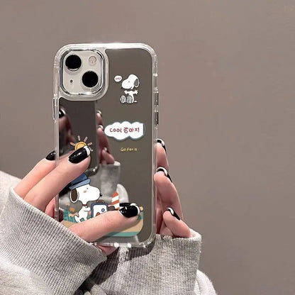 Snoopy Travel Mirror Phone Case
