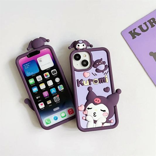 3D Kuromi Phone Case