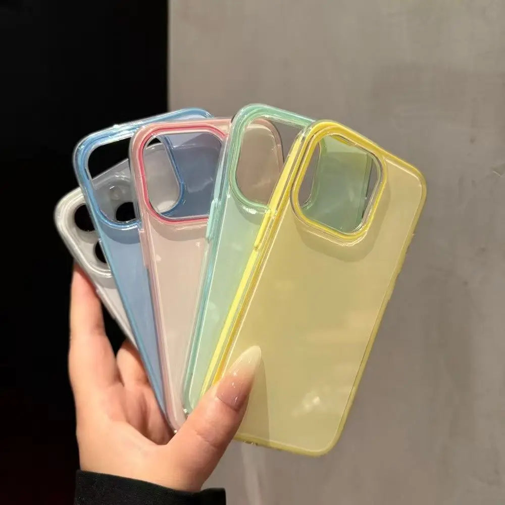 Fashion Candy Shockproof Silicone Bumper Phone Case