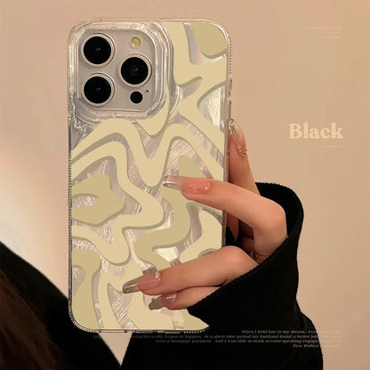 Luxury Laser Wave Pattern Phone Case Cover