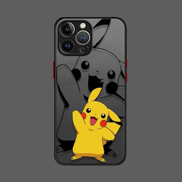 Pokemo Pikachu Cartoon Phone Case for iPhone