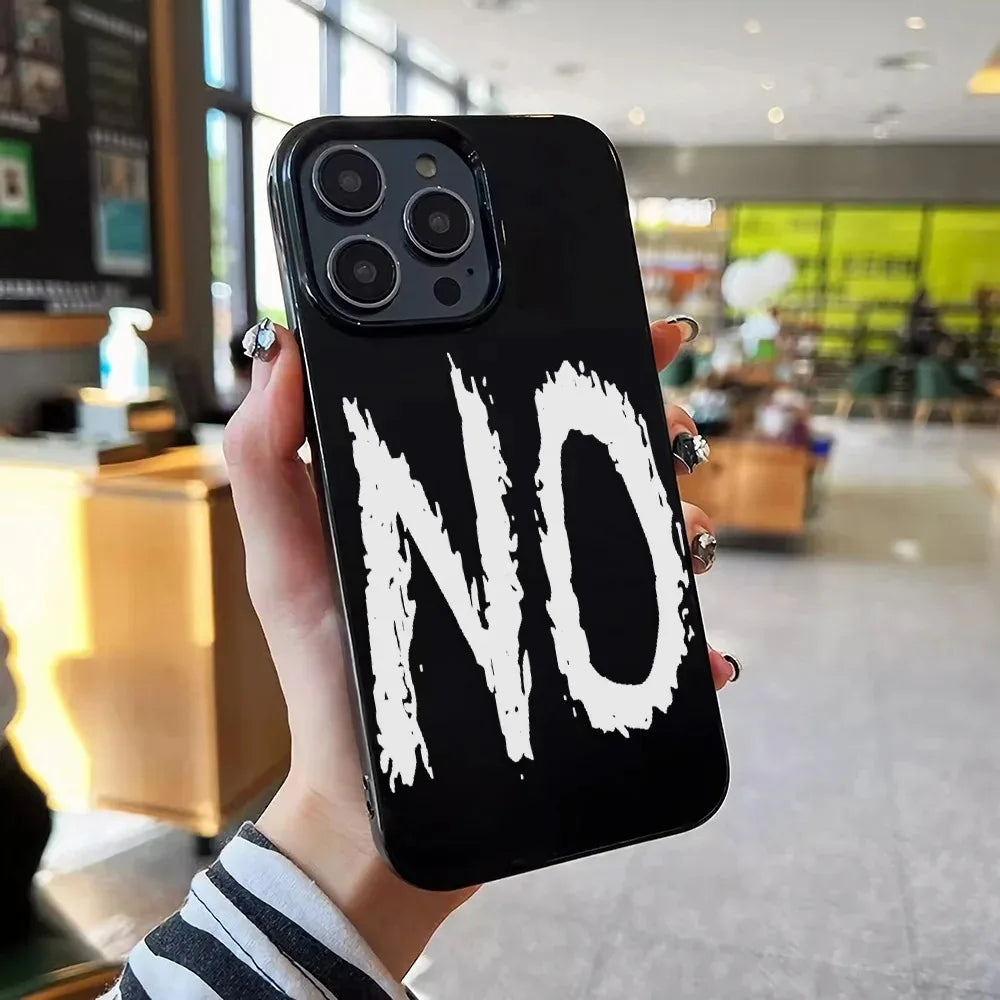 Personalized Couple Yes And No Phone Cases