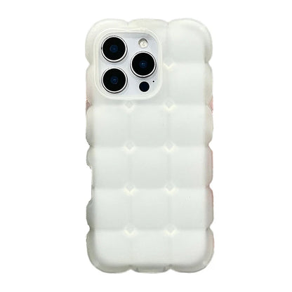Clear 3D Block Lattice Phone Case