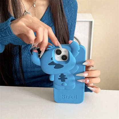 Stitch Couple Phone Case for iPhone