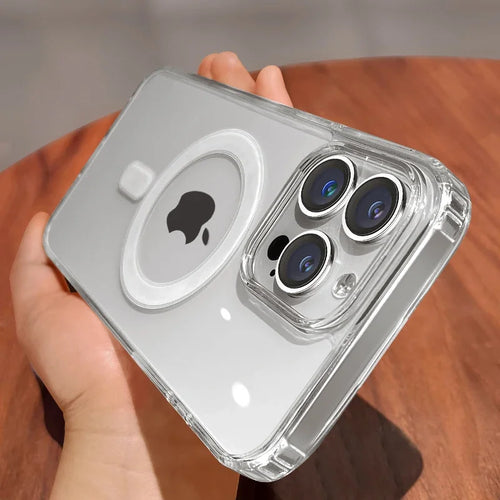Original Magnetic Wireless Charge Transparent Phone Case