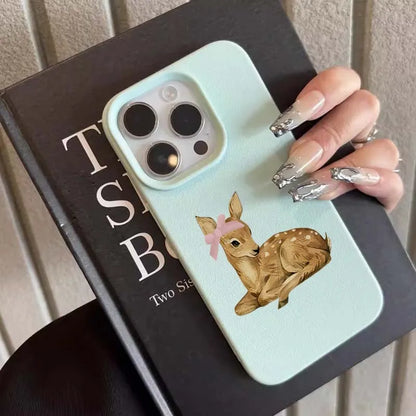 Deer Lichee Pattern Simple Retro Phone Case