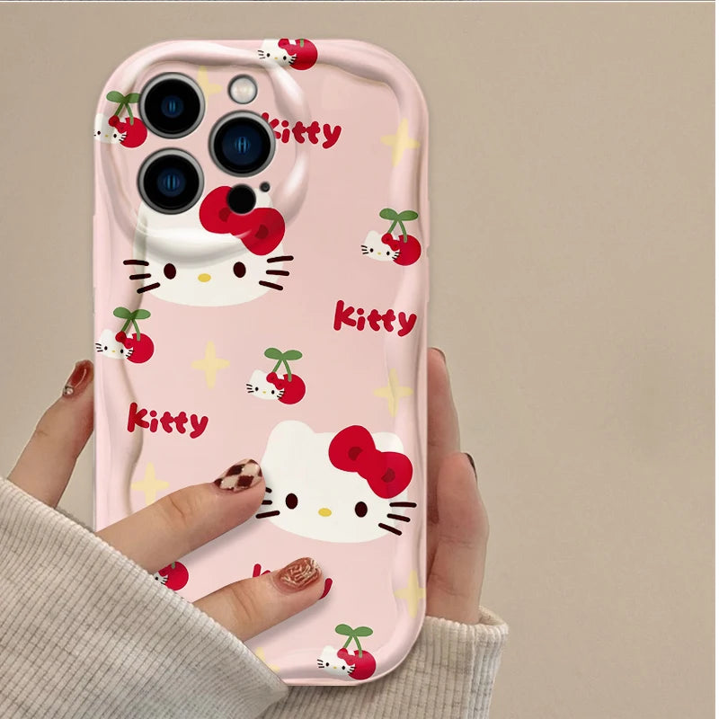 Cute Pink Hello Kitty Phone Case