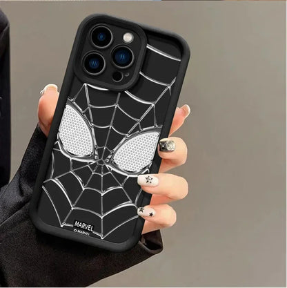 Phone Case Cool Spider-Man Eyes Silicone 3D Cute New Design