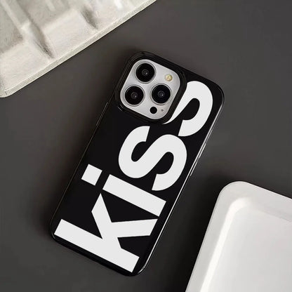Personalized English Letters Kiss Phone Case