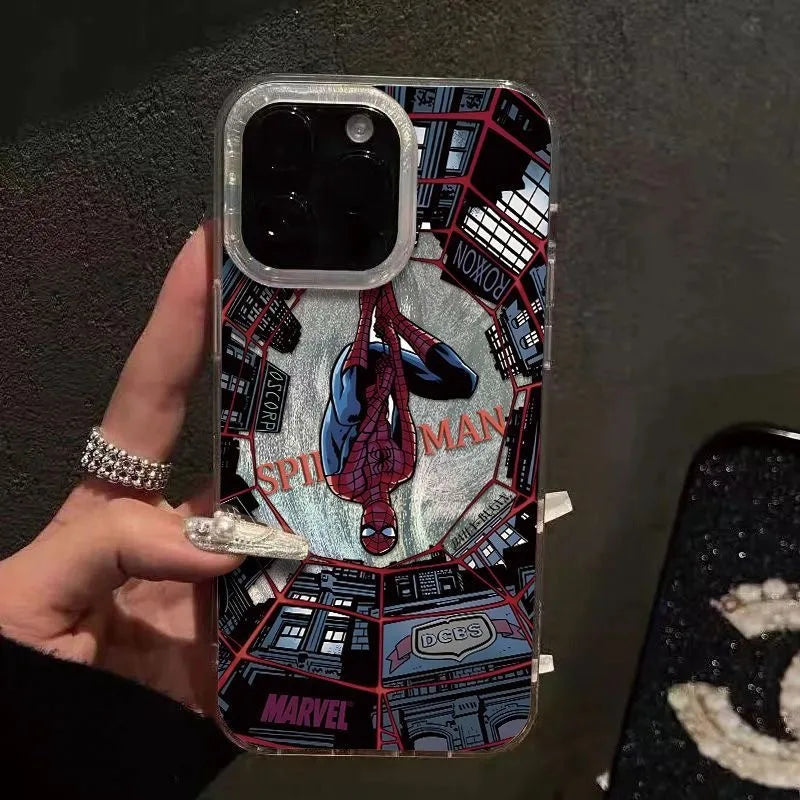Spider-Man Feather Texture iPhone Case