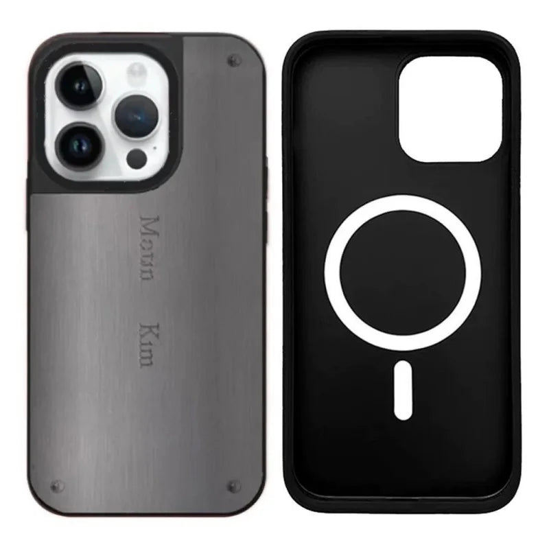 Fashion Imitation Denim Mirror Hard Phone Case