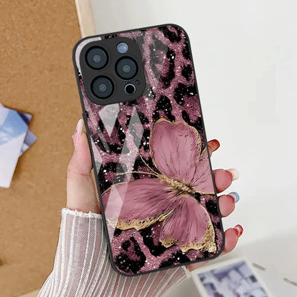 Butterfly Leopard Print Phone Case