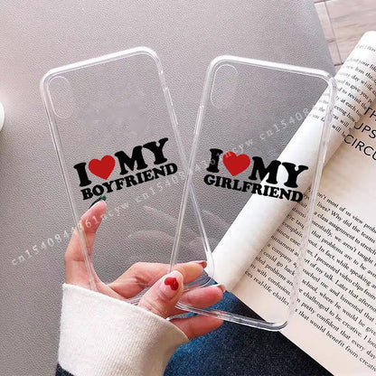 Cute Funny I Love My Girlfriend Phone Case