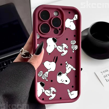 Snoopy Cartoon Phone Case for iPhone