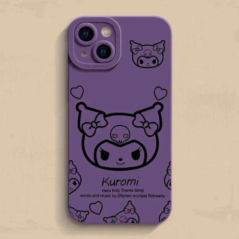 Kuromi Cartoon Phone Case for iPhone