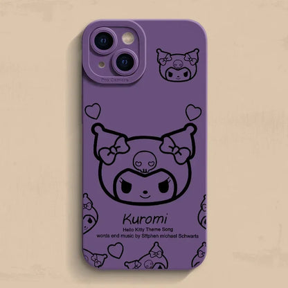 Kuromi Cartoon Phone Case for iPhone