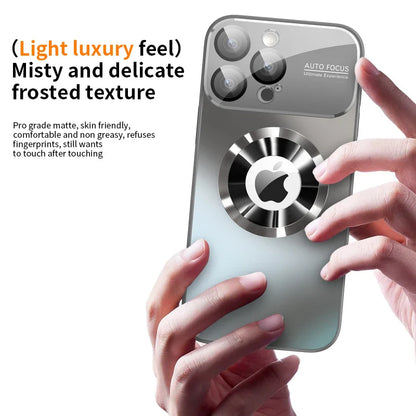 Titanium Metallic Magnetic Matte Case for iPhone