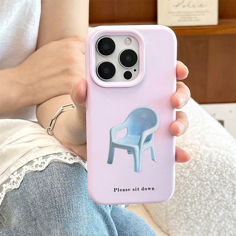 Ins Tomato Pomegranate Muffin Chair Apple Soft Silicone Phone Case