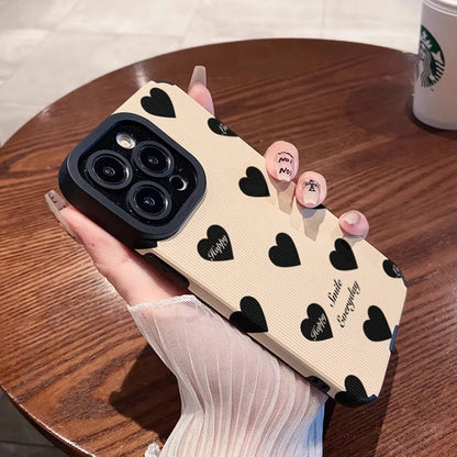 Fashion Simple Love Heart Silicone Phone Case