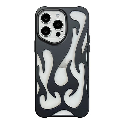Ins Fashion Hollowed Flame Pattern Phone Case