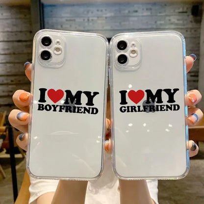 Cute Funny I Love My Girlfriend Phone Case