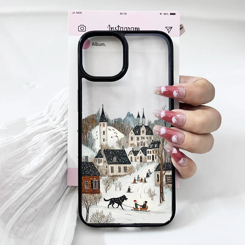 Merry Christmas Beautiful Winter Snow Phone Case