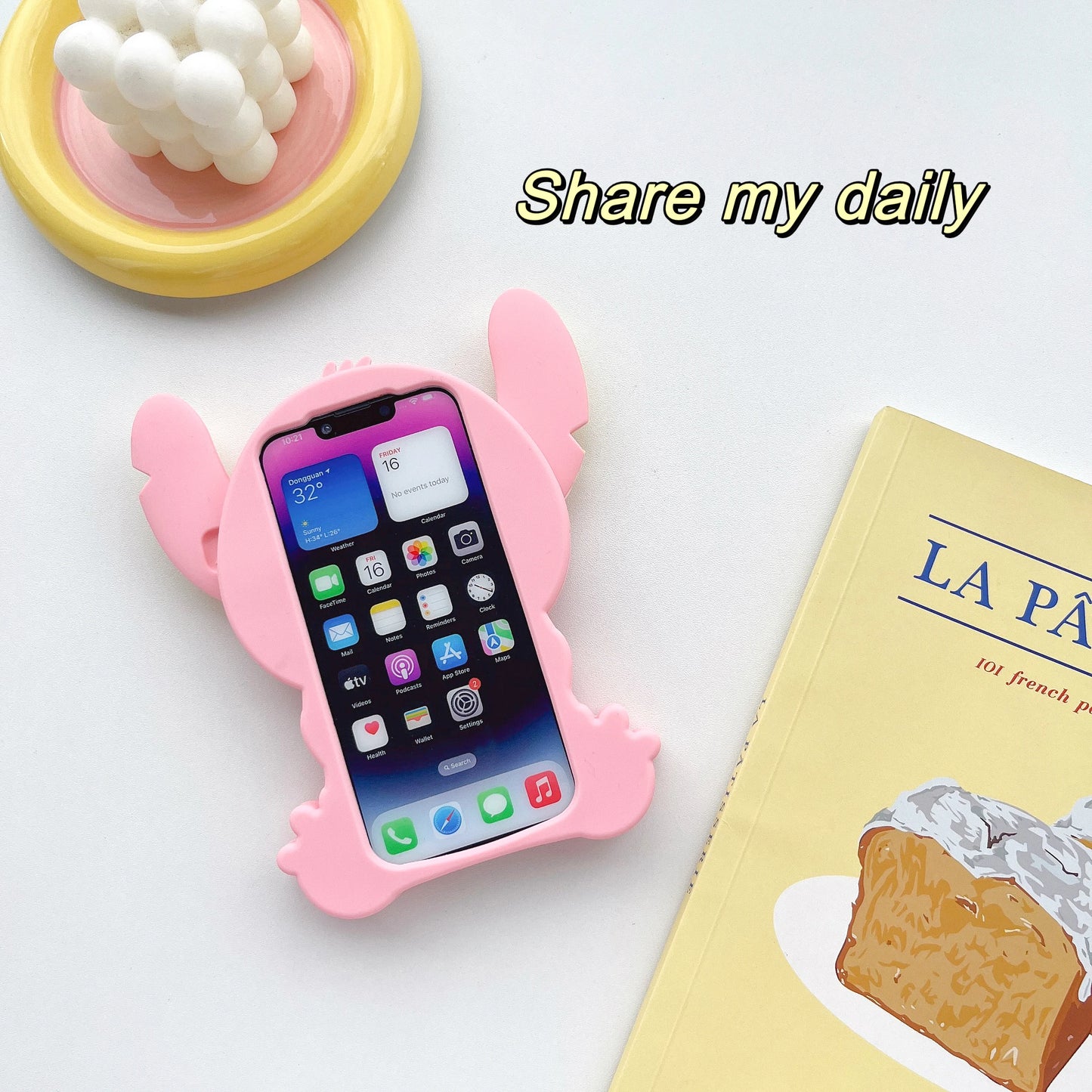 Cute 3D Cartoon Lilo Stitch Phone Case