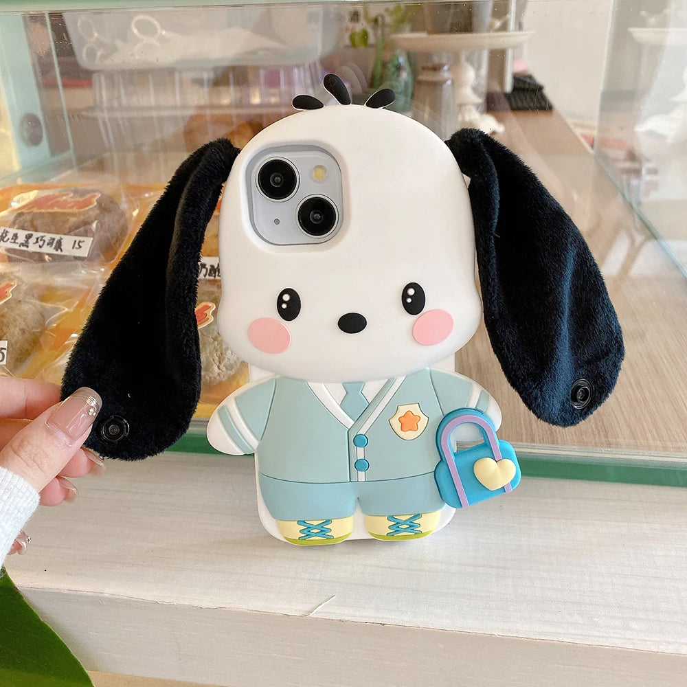 Funny 3D Cartoon Dog Phone Case