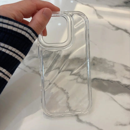 Transparent Candy Wavy Soft Phone Case