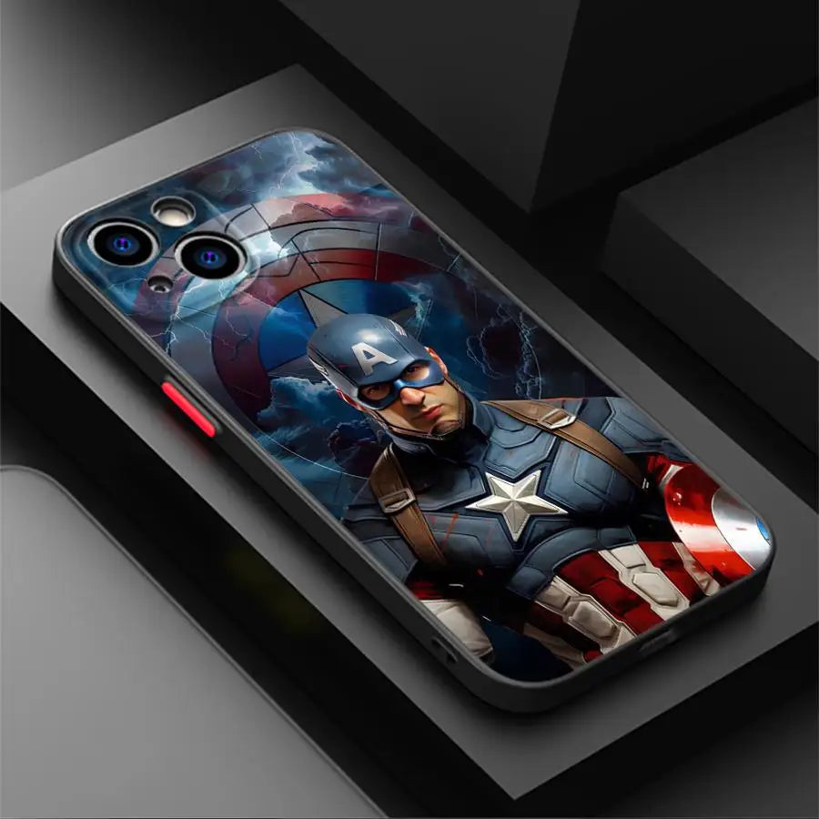 Marvel Captain America Phone Case for iPhone