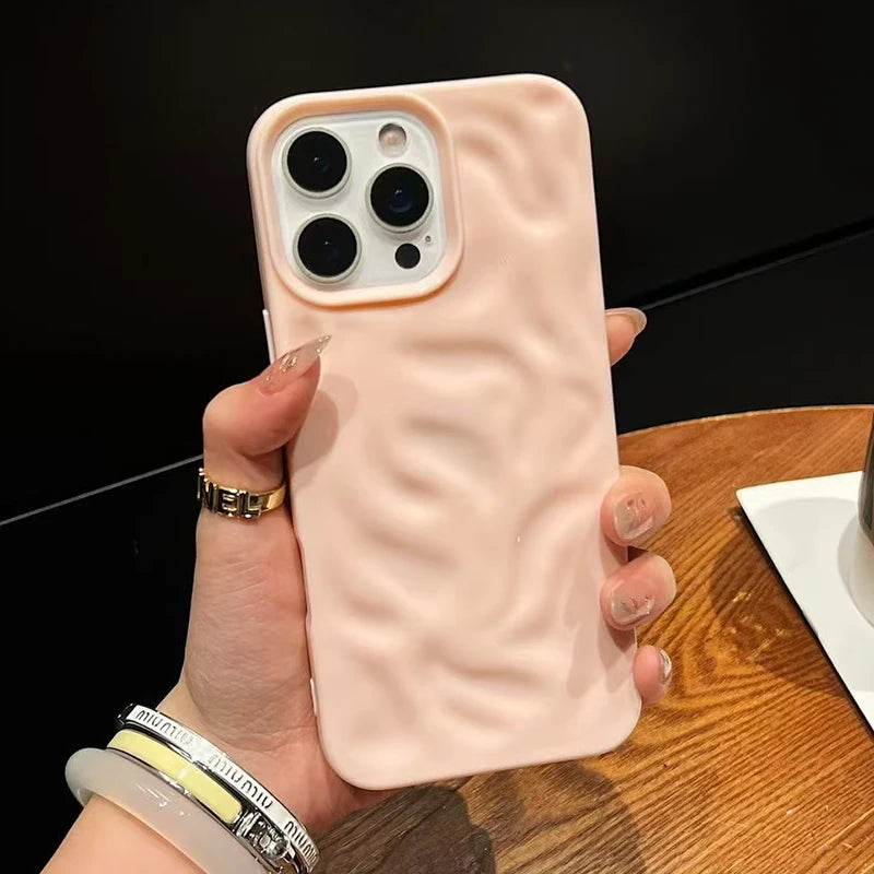 Shiny Colors Wrinkle Meteorite Pattern Phone Case