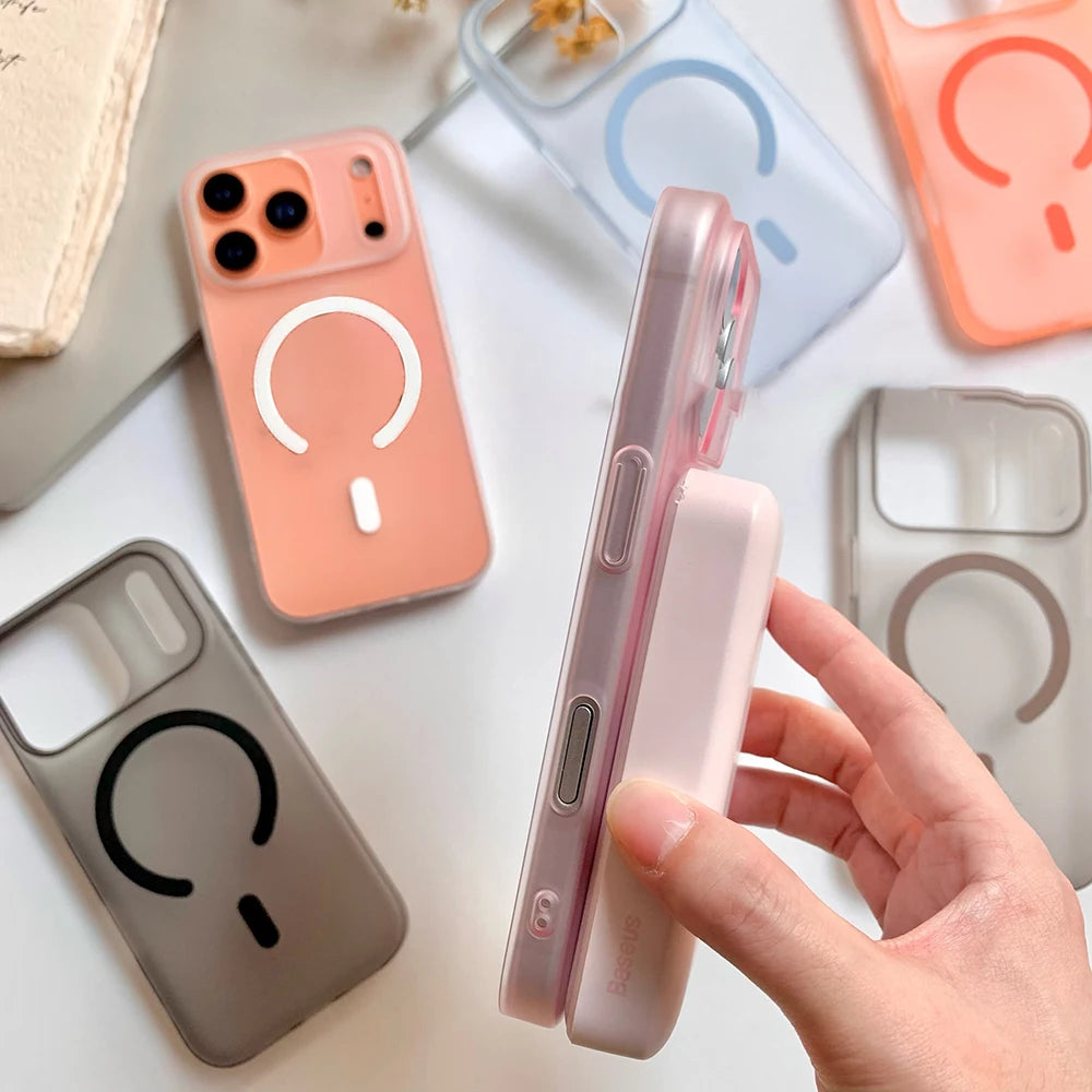 Ultra Thin Frosted PC Hard For Magsafe Magnetic Phone Case