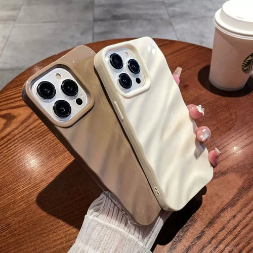 Soft Candy Wavy Pattern Phone Case