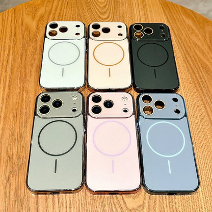 Luxury AG Nano Tempered Glass For Magsafe Phone Case